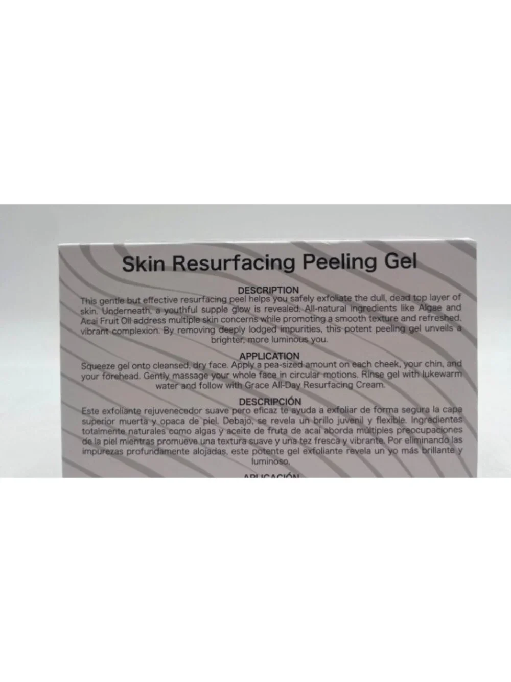 Grace Perfect Skin Smoothing & Hydrating Skin Resurfacing Peeling Gel 60g Luxury